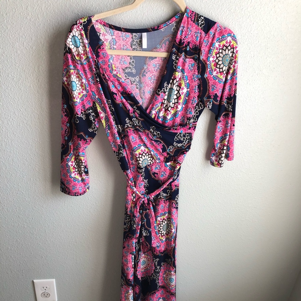 2 pinkblush wrap dresses